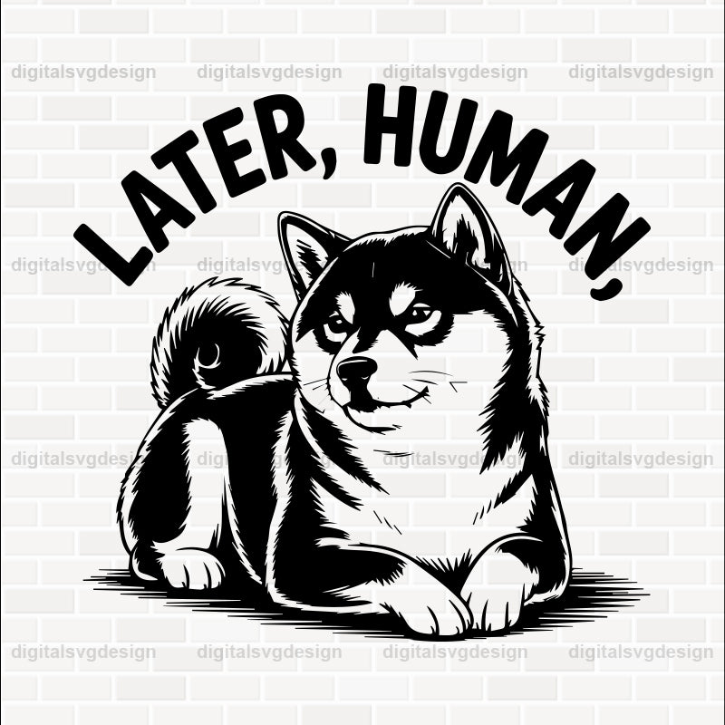 Later, Human SVG