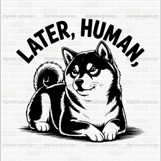Later, Human SVG