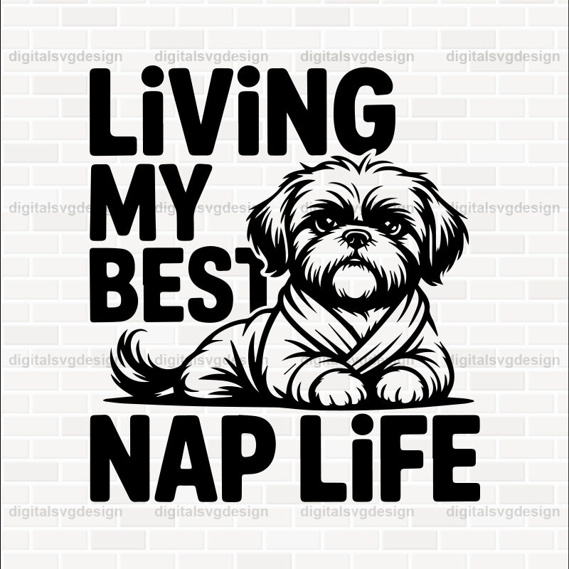 Living My Best Nap Life (2) SVG