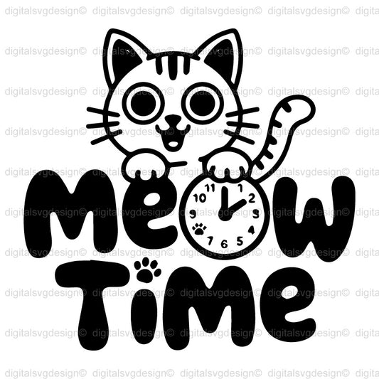Meow Time SVG