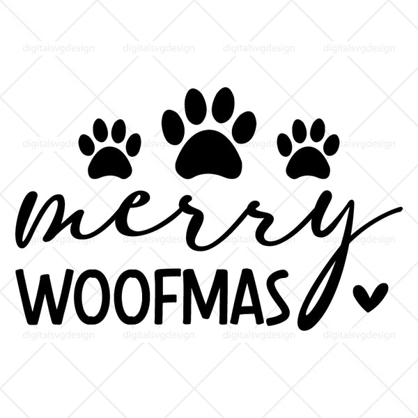 Merry Woofmas SVG