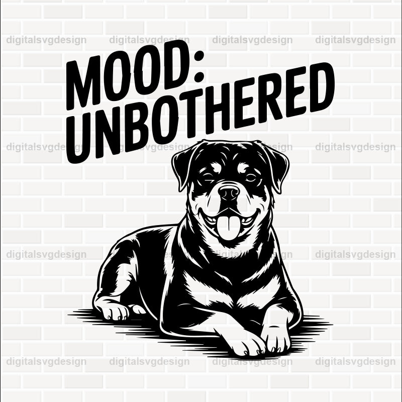 Mood Unbothered SVG