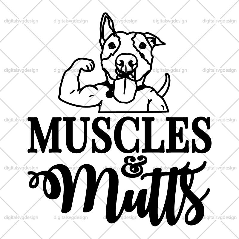 Muscles & Mutts SVG
