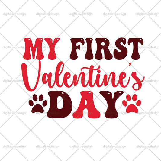 My First Valentines Day SVG