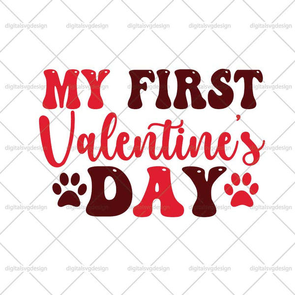 My First Valentines Day SVG