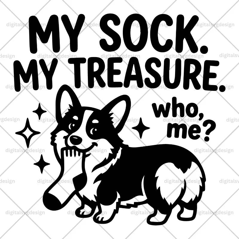 My Sock My Treasure SVG