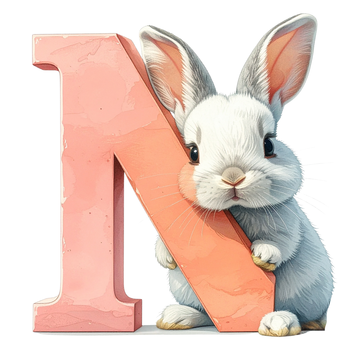 N Easter Bunny PNG Clip Art