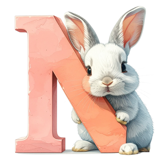 N Easter Bunny PNG Clip Art