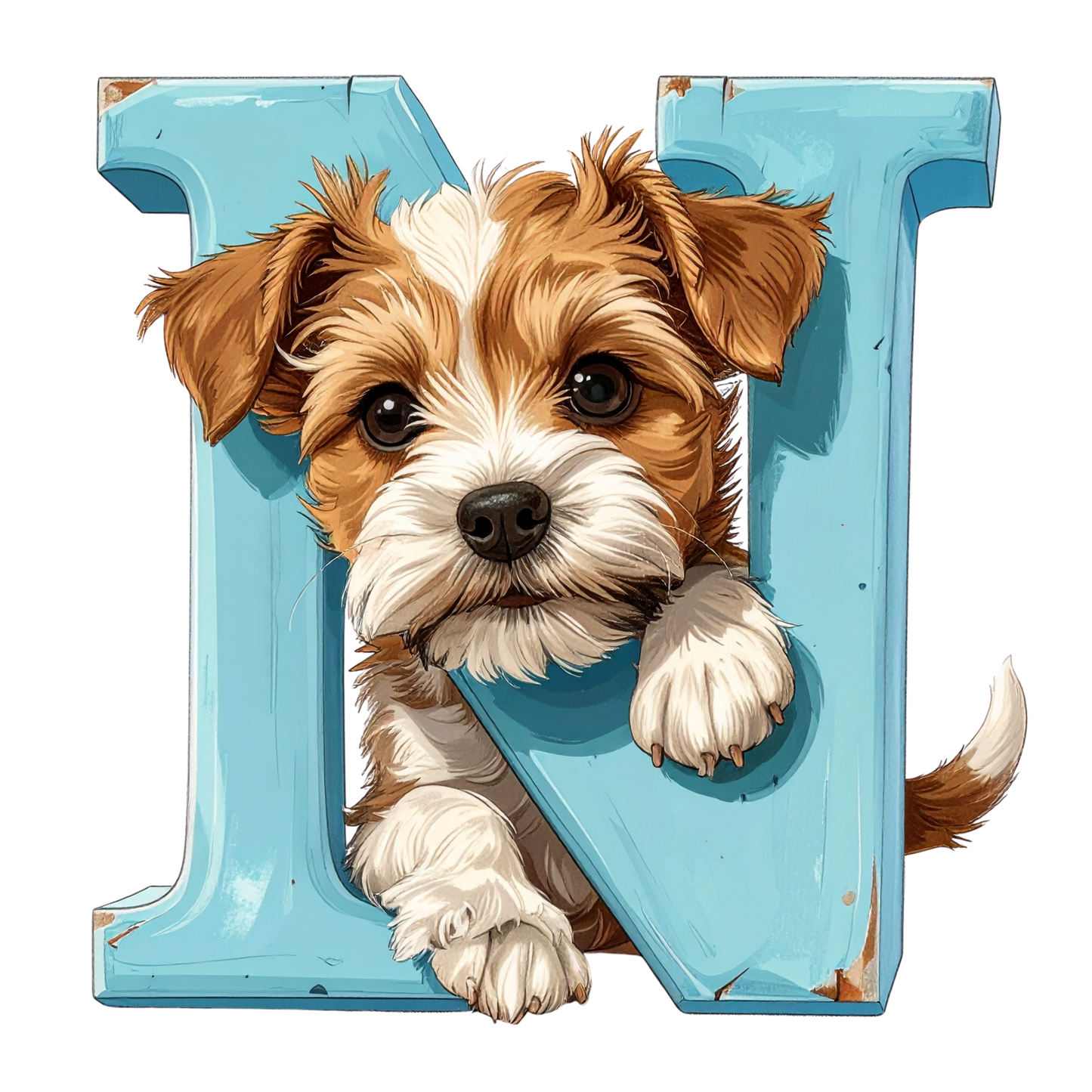 N Puppy PNG Clip Art