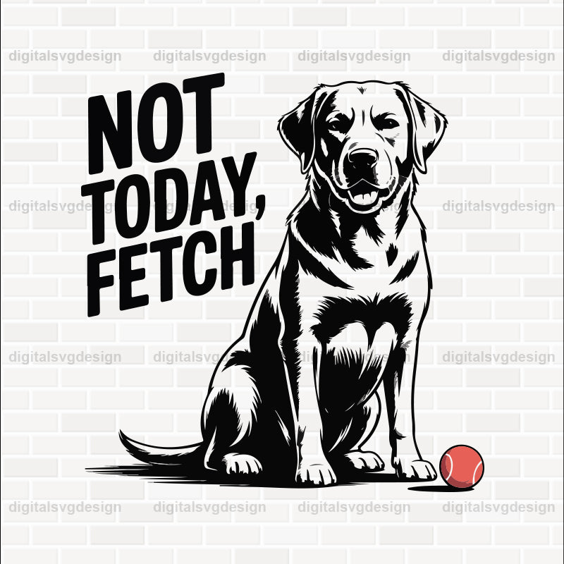 Not Today, Fetch SVG