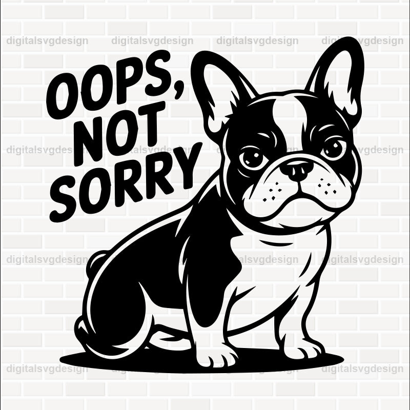 Oops, Not Sorry SVG