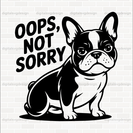 Oops, Not Sorry SVG