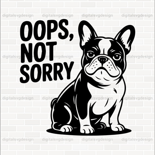 Oops, Not Sorry SVG
