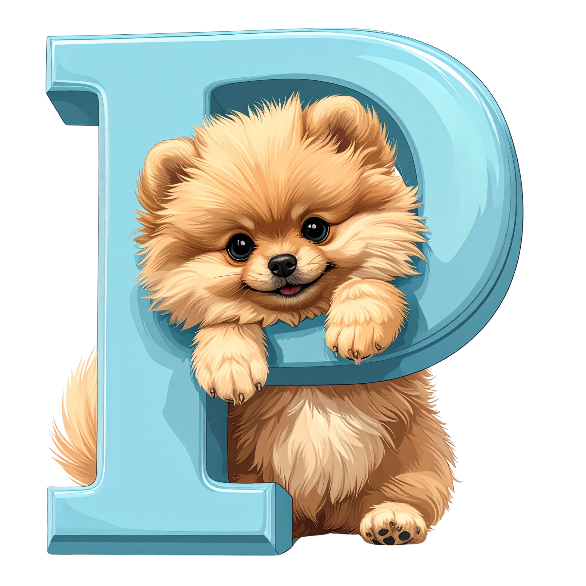 P Puppy PNG Clip Art