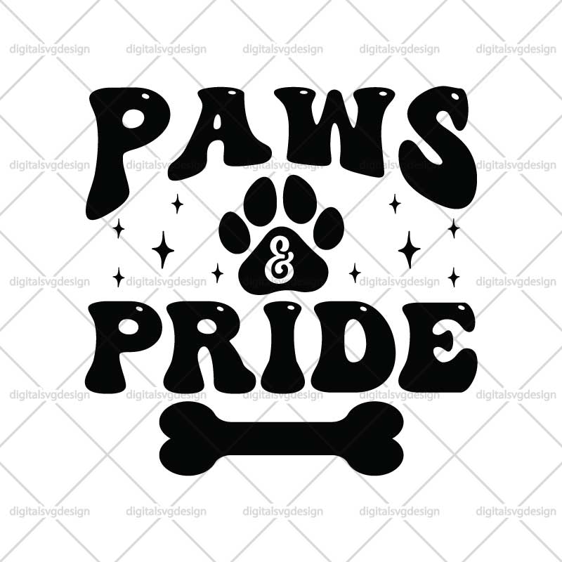 Paws & Pride SVG