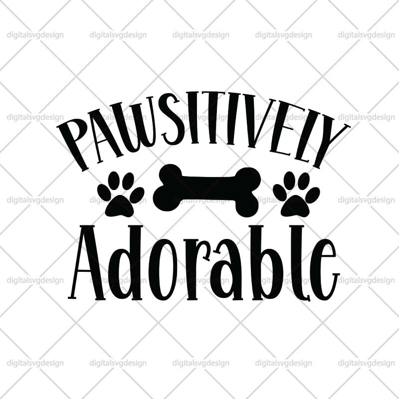 Pawsitively Adorable SVG