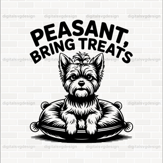 Peasant, Bring Treats SVG