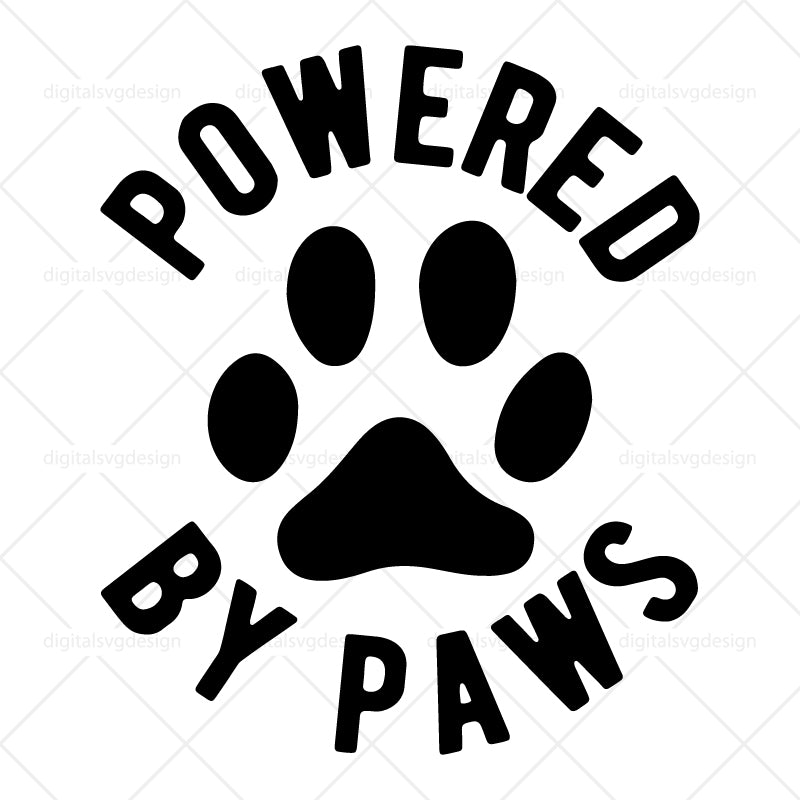 Powered By Paws SVG