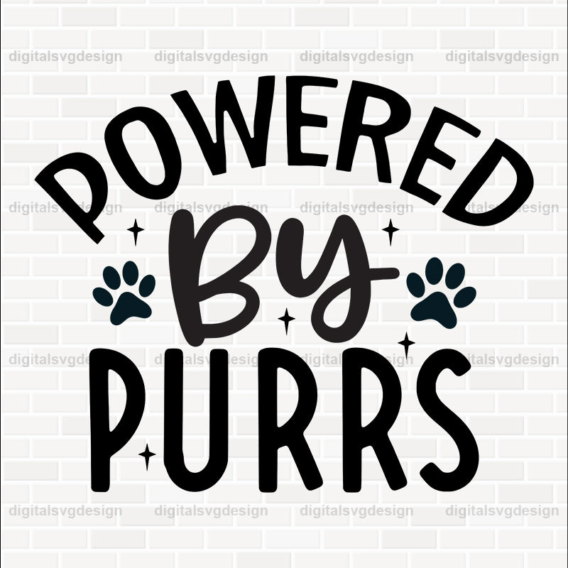 Powered By Purrs SVG