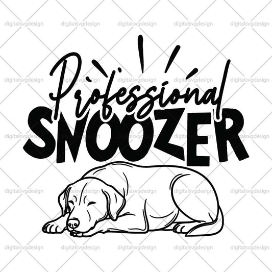 Professional Snoozer SVG