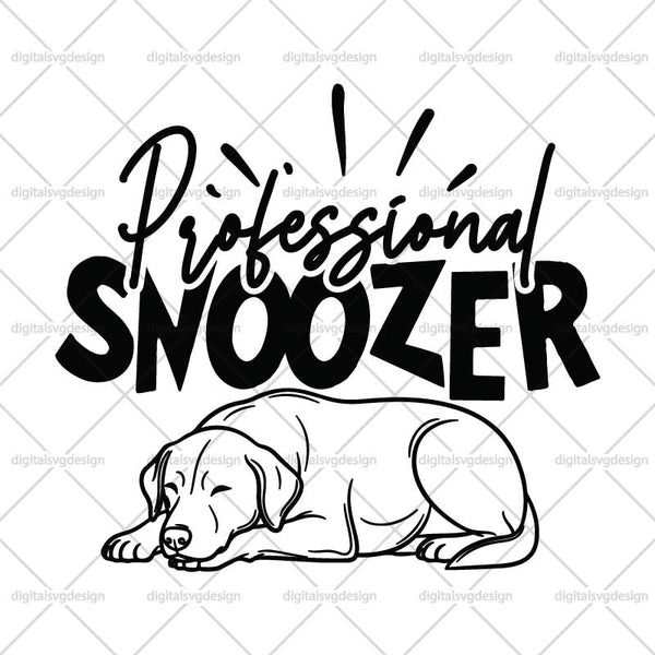 Professional Snoozer SVG
