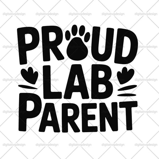 Proud Lab Parent SVG