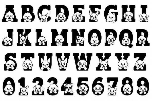 Puppy Dog Profile Font – OTF & TTF Font