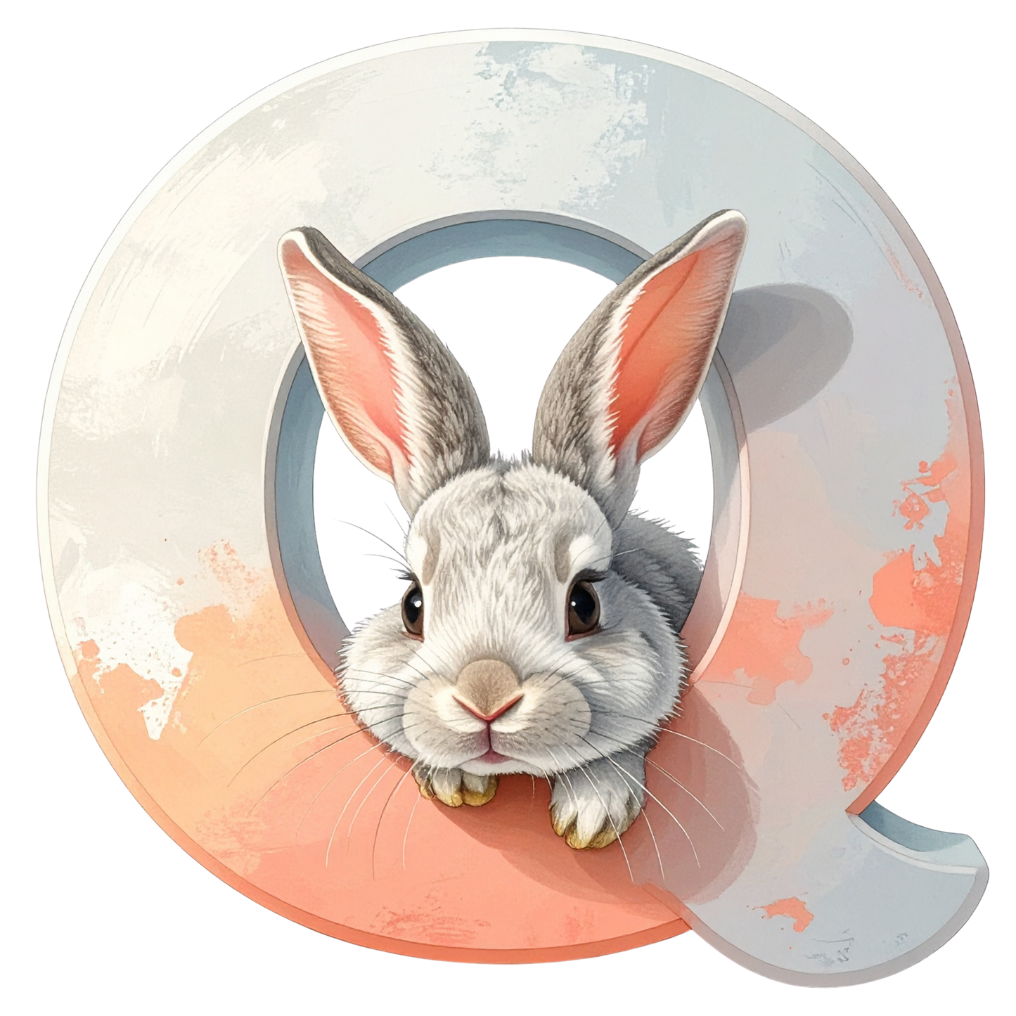 Q Easter Bunny PNG Clip Art