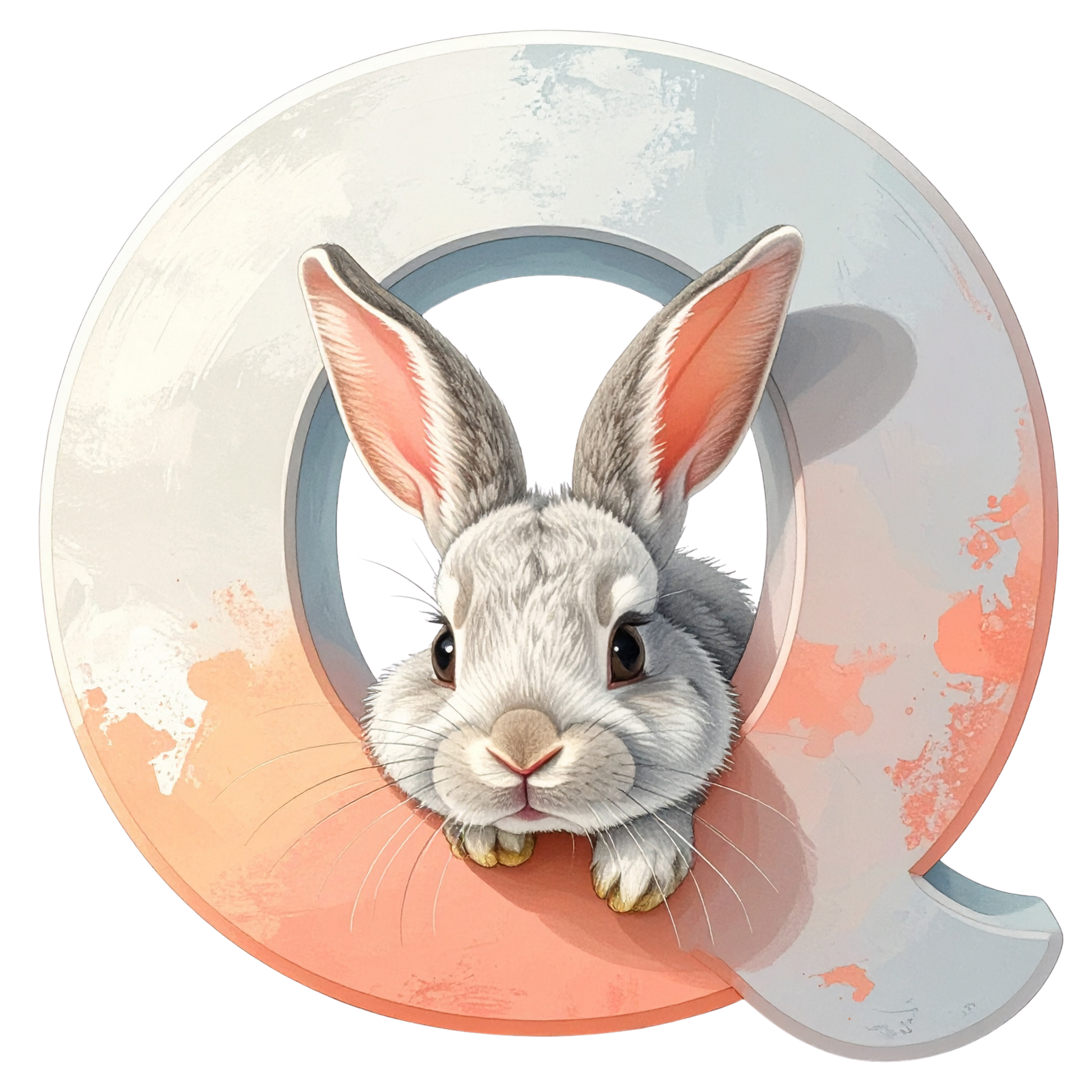 Q Easter Bunny PNG Clip Art