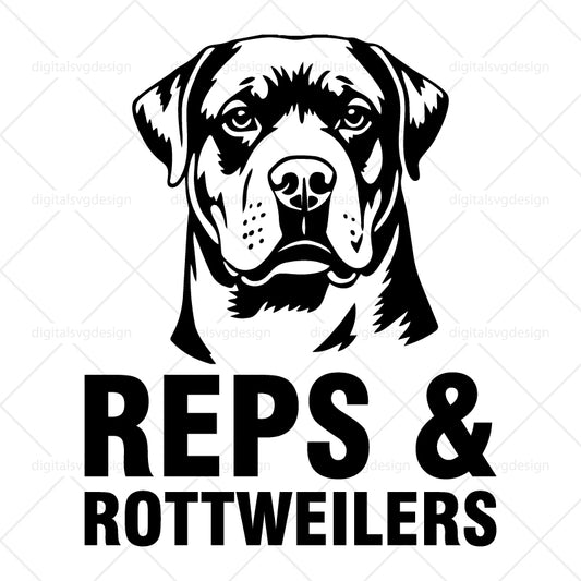 Reps & Rottweilers SVG