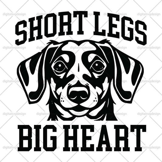 Short Legs Big Heart SVG