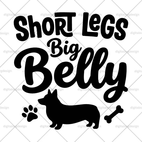 Short Legs Big Belly SVG