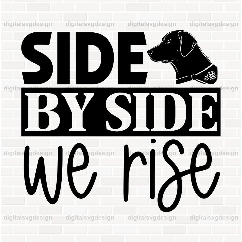 Side By Side We Rise SVG