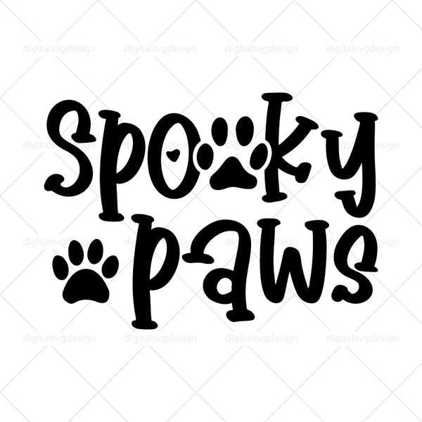 Spooky Paws SVG