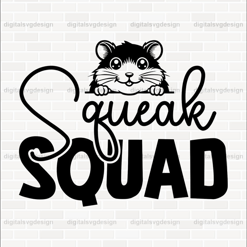 Squeak Squad Rat SVG