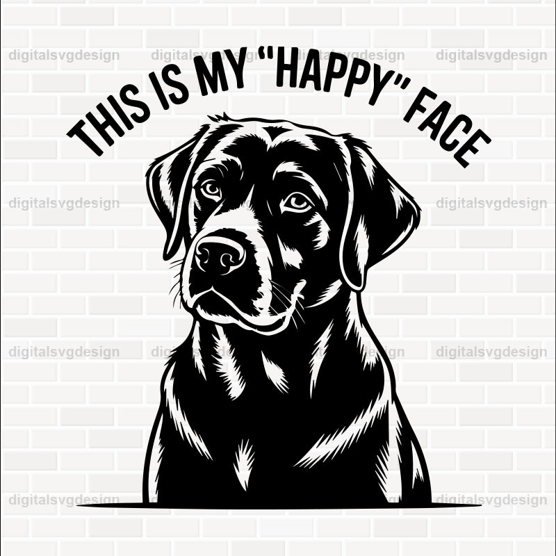 This Is My Happy Face SVG