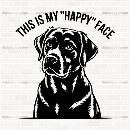 This Is My Happy Face SVG
