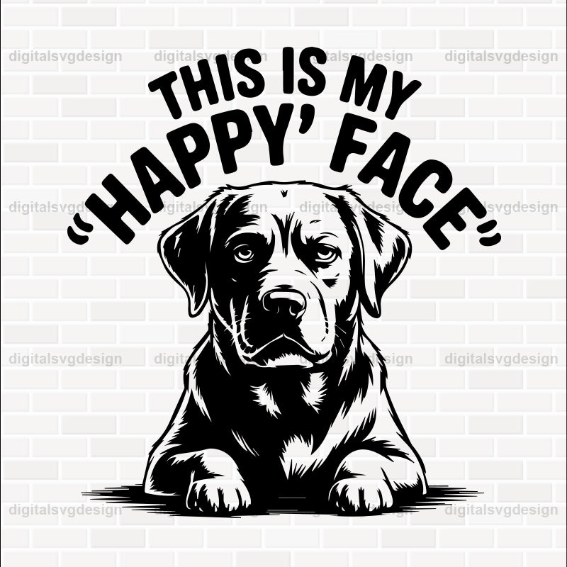 This Is My Happy Face SVG