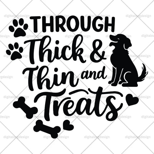 Through Thick And Thin And Treats SVG
