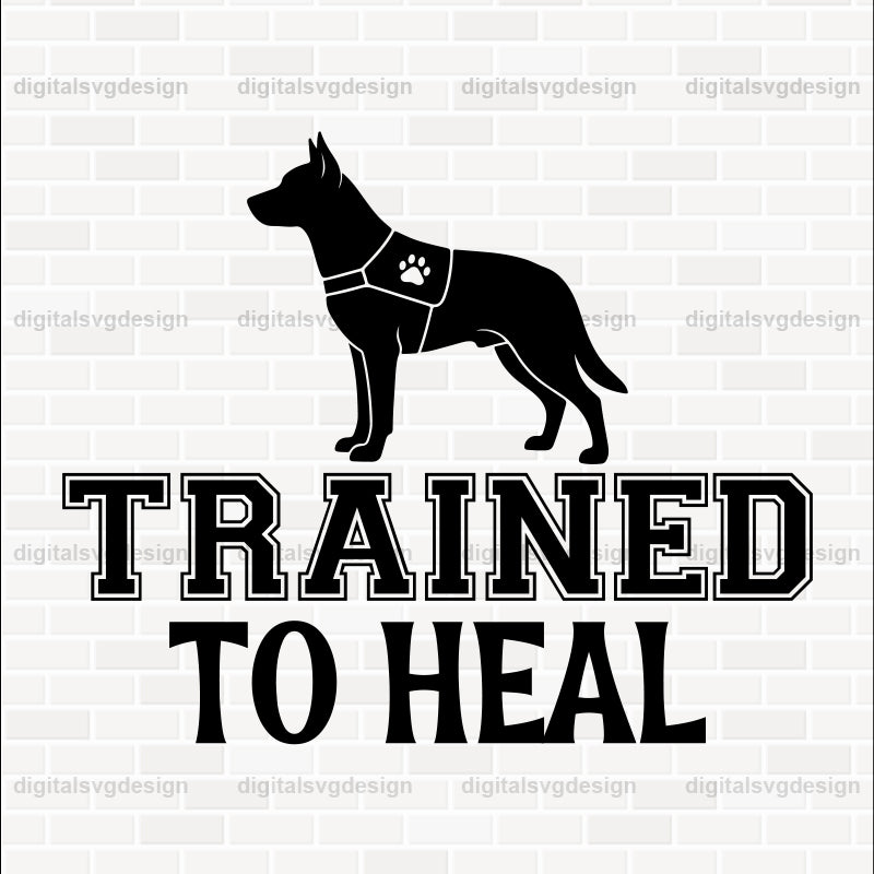 Trained To Heal SVG