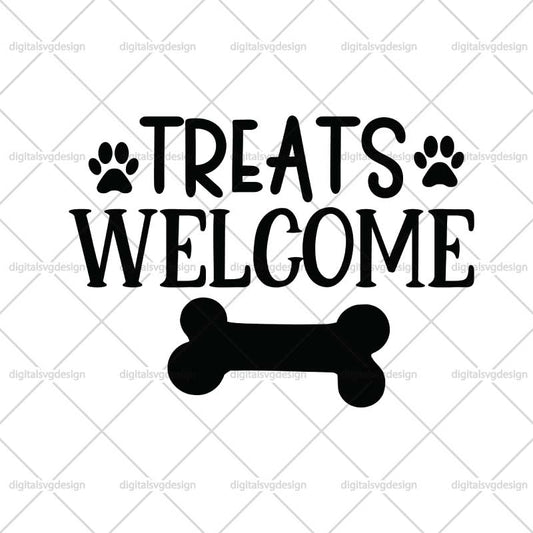 Treats Welcome SVG