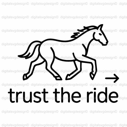 Trust The Ride 2 SVG