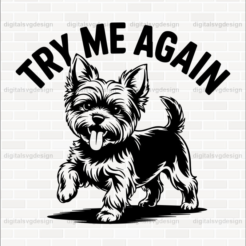 Try Me Again SVG