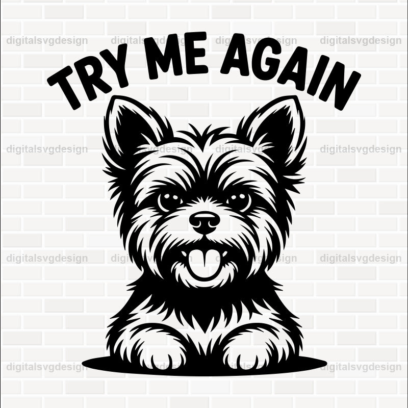 Try Me Again SVG