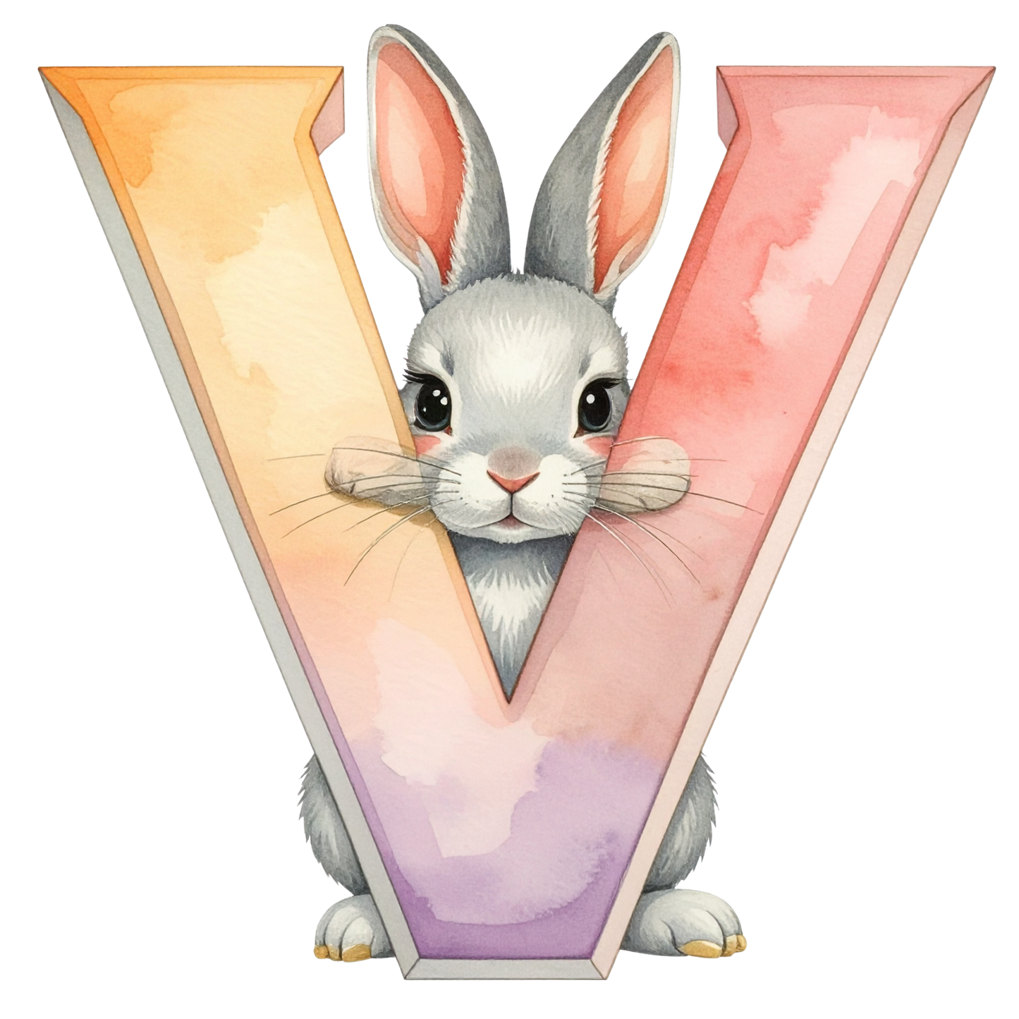 V Easter Bunny PNG Clip Art