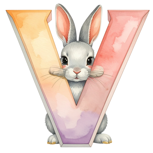 V Easter Bunny PNG Clip Art