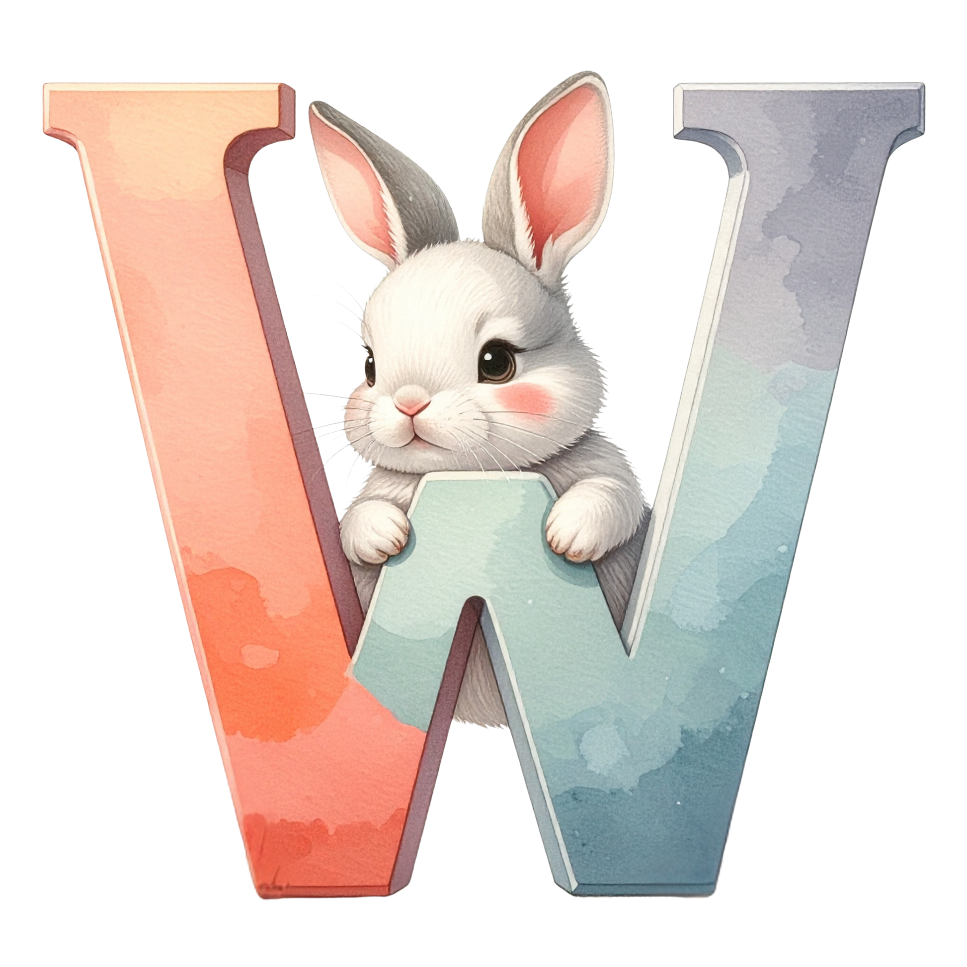 W Easter Bunny PNG Clip Art