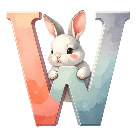 W Easter Bunny PNG Clip Art
