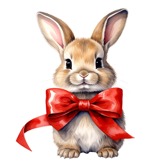 Watercolor Christmas Animals Clipart PNG 9