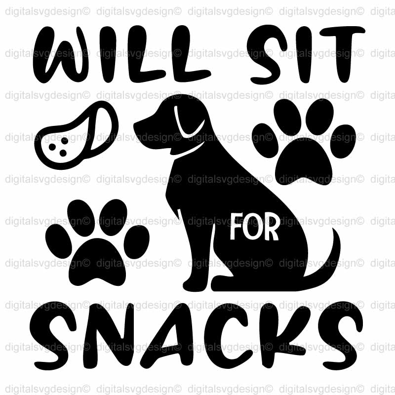 Will Sit For Snacks 3 SVG